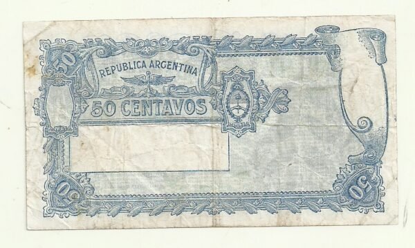 ARGENTINA 50 CENT PROGRESO BOT 1806 VF- - Imagen 2
