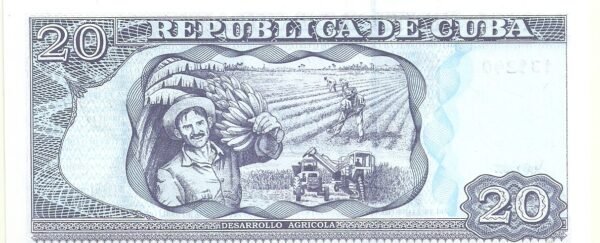 LA HABANA 20 PESOS 2007 UNC - Imagen 2