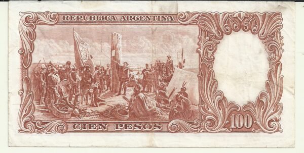 ARGENTINA 100 PESOS BOT 2081 VF - Image 2