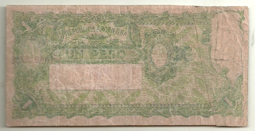 ARGENTINA 1 PESO CAJA DE CONVERSION BOT 1564 F+ - Imagen 2
