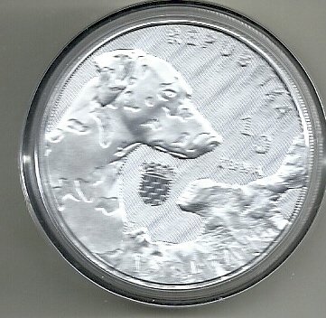 CROACIA ONZA PLATA 999 10 KUNA DE 2021