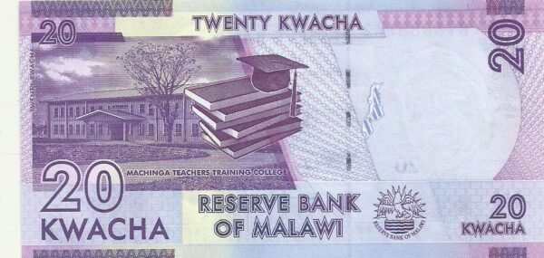 MALAWI 20 KWACHA UNC 2012 - Image 2