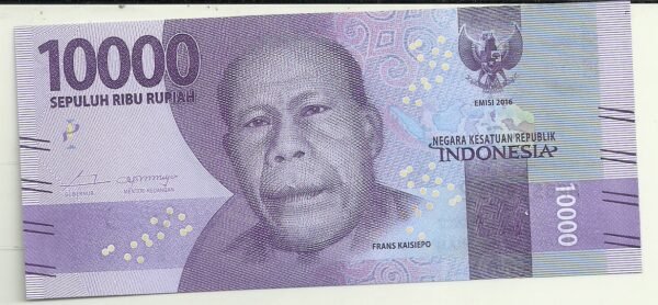 INDONESIA 10000 RUPIAS 2016 UNC P 157