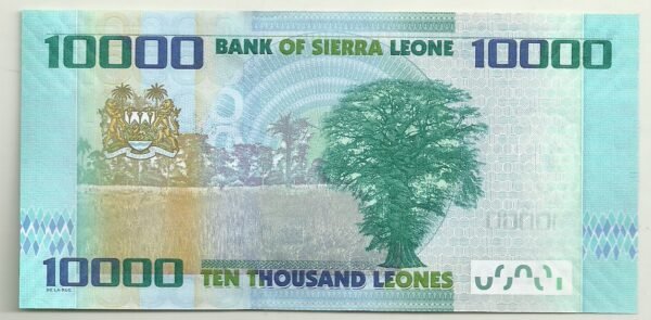 SIERRA LEONA 10000 LEONES 2010 UNC P 33 - Imagen 2