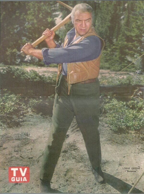 Poster Tv Guia N°62 -LORNE GREENE- BONANZA