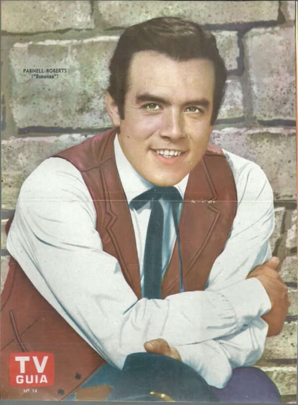 Poster Tv Guia N° 14 PARNELL ROBERTS - BONANZA