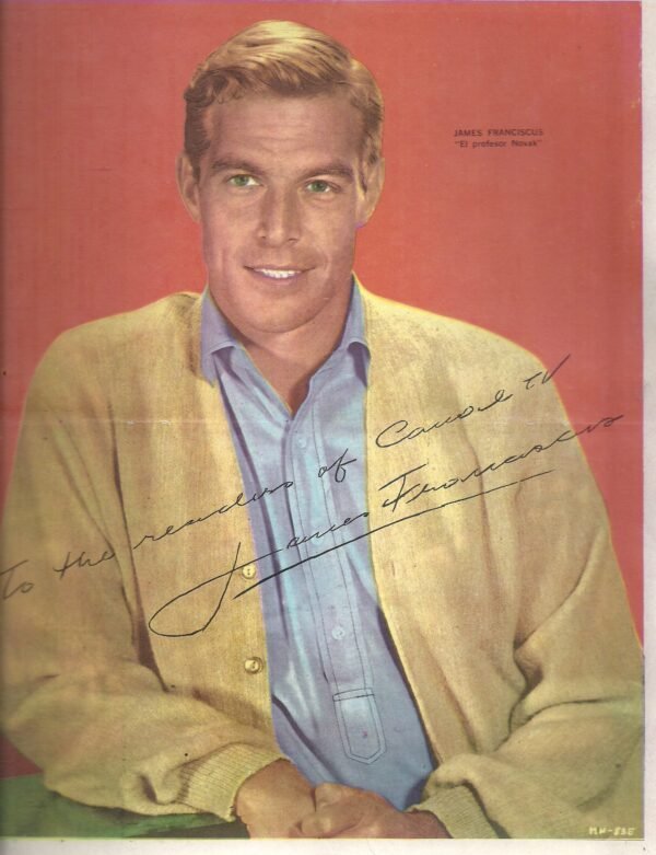 Poster Tv Guia RJAMES FRANCISCUS-EL PROFESOR NOVAK