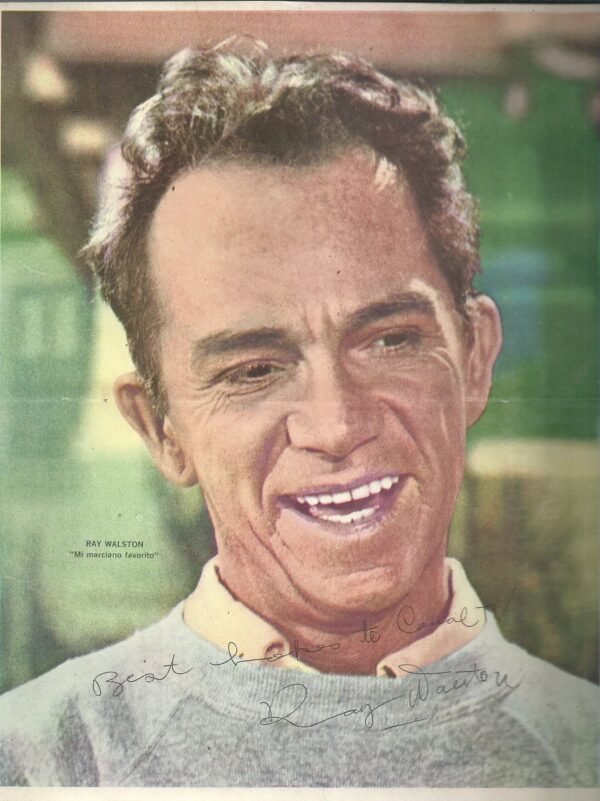Poster Tv Guia RAY WALSTON - MI MARCIANO FAVORITO