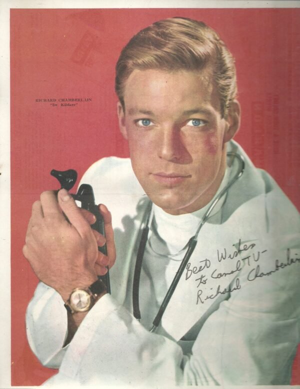 Poster Tv Guia RICHARD CHAMBERLAINE- DR KILDARE