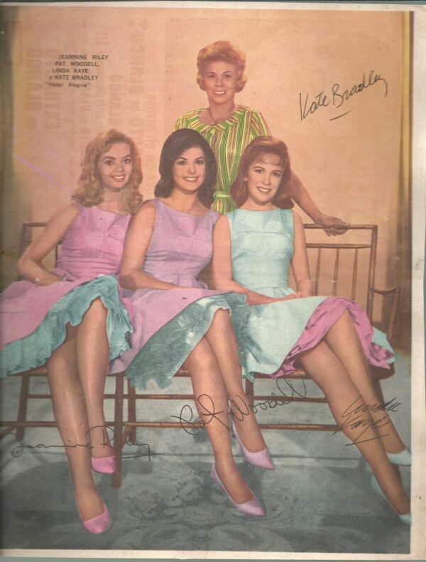 Poster Tv Guia N° JEANNINE RILEY,PAT WOODELL - HOTEL ALEGRIA