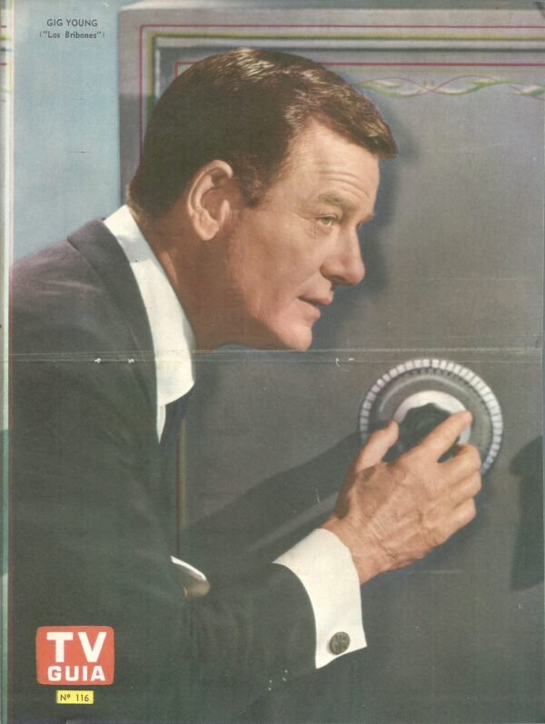 Poster Tv Guia N°116 GIG YOUNG - LOS BRIBONES