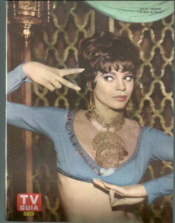 Poster Tv Guia N° 159 JULIET PROWSE- EL SHOW DE MONA