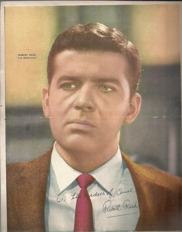 Poster Tv Guia N° -ROBERT REED- LOS DEFENSORES