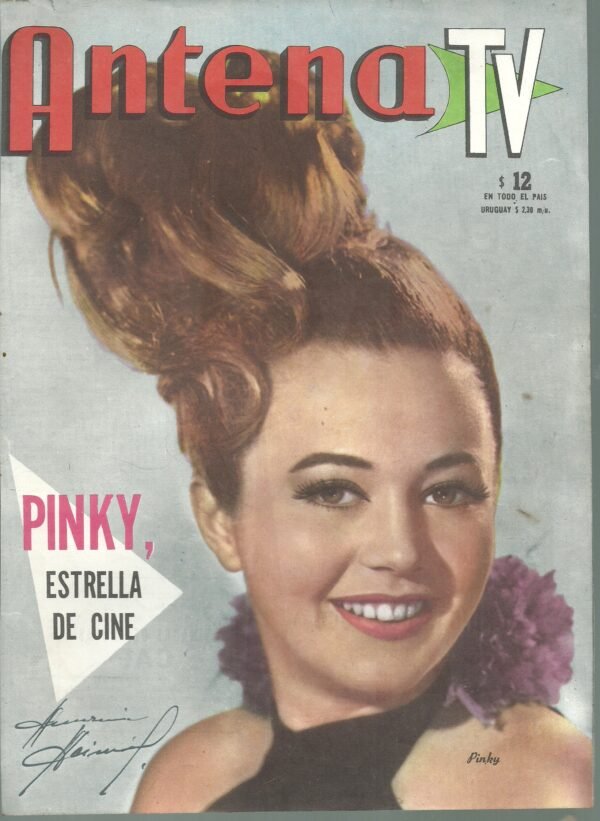 TAPA REVISTA ANTENA TV PINKY