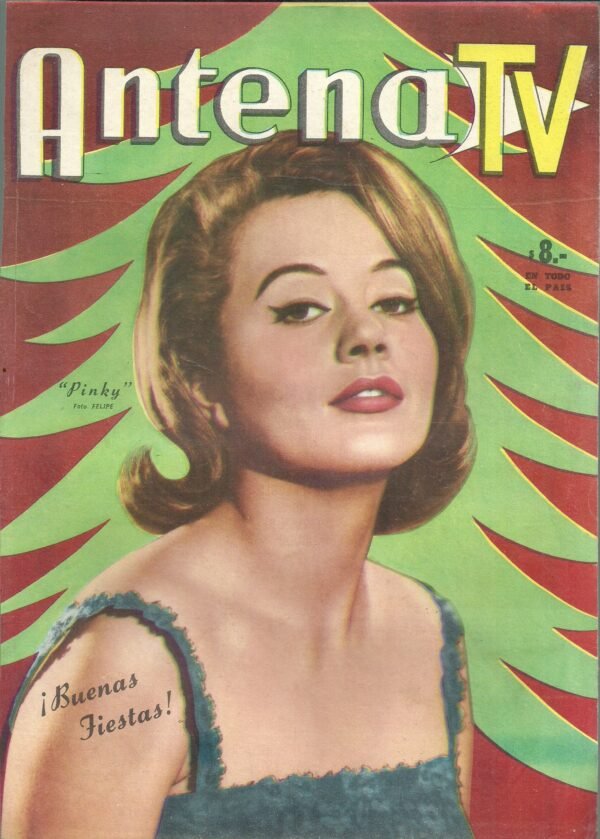 TAPA REVISTA ANTENA TV PINKY