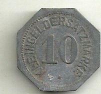 ALEMANIA 10 PFENNIG 1917 BAMBERG BAYERN - Imagen 2