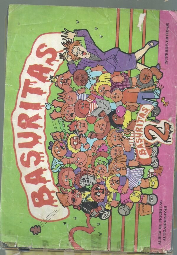 ALBUM BASURITAS 2 INCOMPLETO FALTAN 9 FIGURITAS