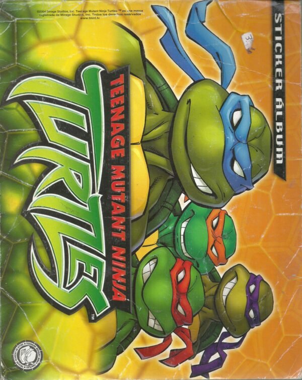 ALBUM TEENAGE MUTANT NINJA TURTLES INCOMPLETO