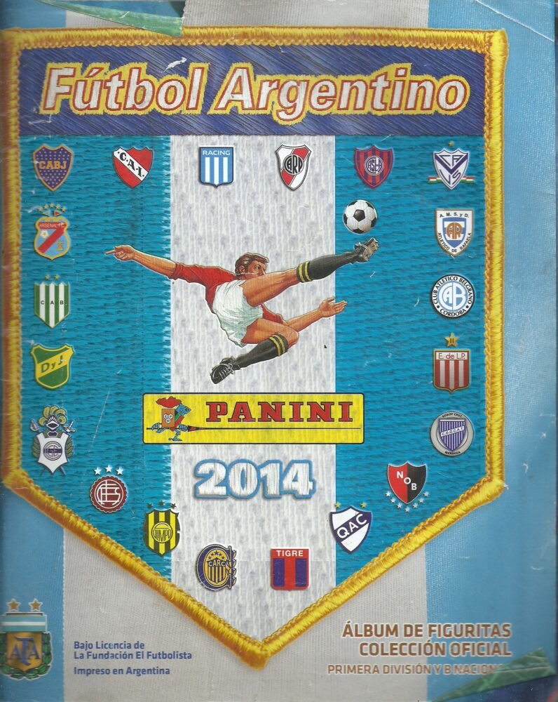 ALBUM FUTBOL ARGENTINO 2014 INCOMPLETO
