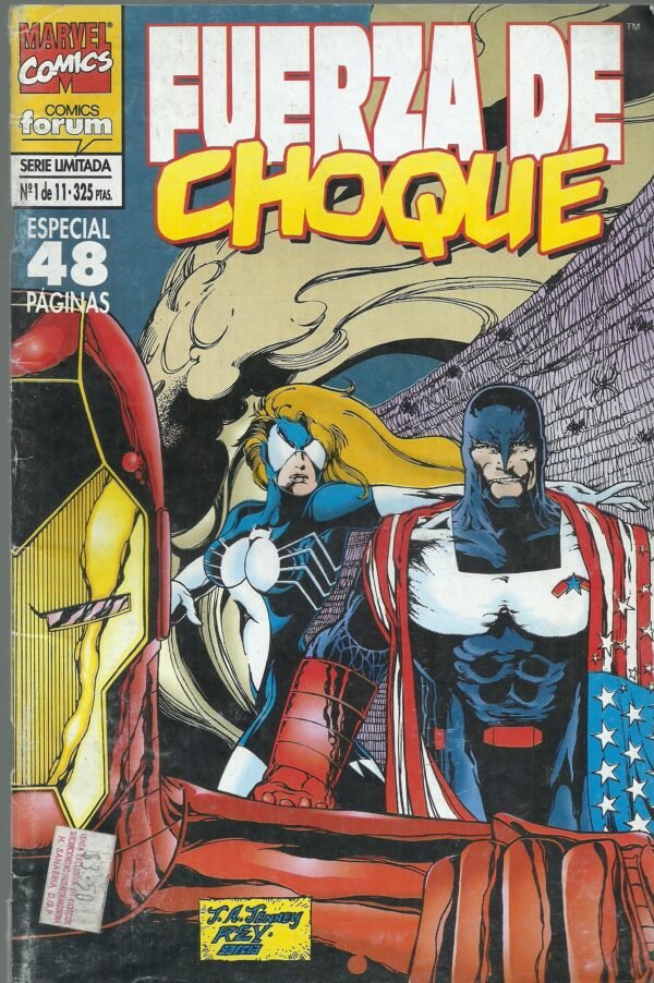 COMICS FUERZA DE CHOQUE MARVEL N°1