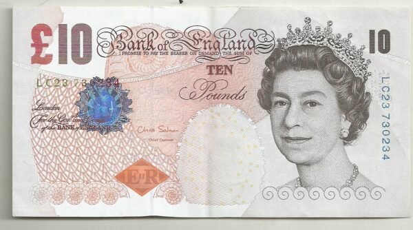 INGLATERRA 10 POUNDS P 389