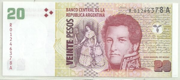 ARGENTINA 20 PESOS REPOSICION BOT 3519 UNC