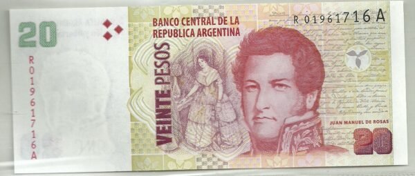 ARGENTINA 20 PESOS REPOSICION BOT 3531 UNC