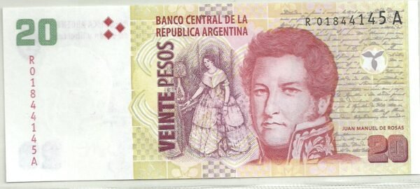 ARGENTINA 20 PESOS REPOSICION BOT 3526 UNC