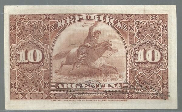 ARGENTINA FRACCIONARIO 10 CENTAVOS  BOT 1019 UNC - Image 2