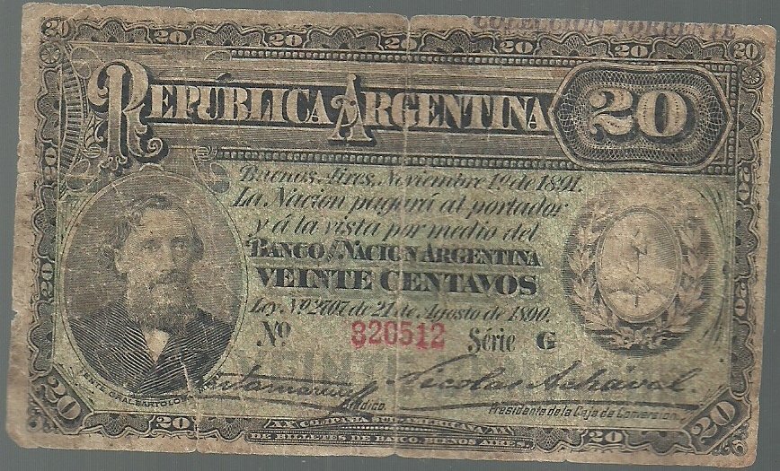 ARGENTINA FRACCIONARIO 20 CENTAVOS BOT 1023