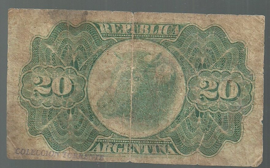 ARGENTINA FRACCIONARIO 20 CENTAVOS BOT 1023 - Imagen 2