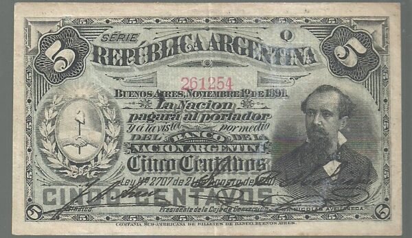 ARGENTINA FRACCIONARIO 5 CENTAVOS  BOT 1008 XF -