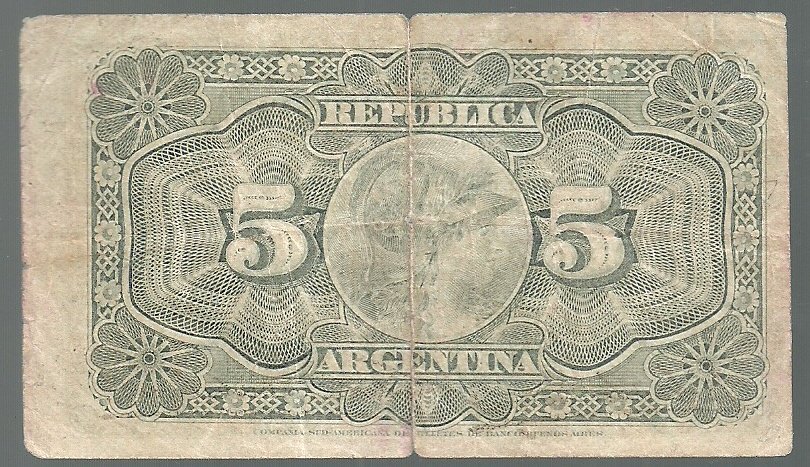 ARGENTINA FRACCIONARIO 5 CENTAVOS BOT 1006 F++ - Imagen 2