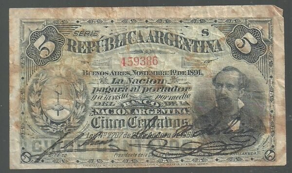 ARGENTINA FRACCIONARIO 5 CENTAVOS  BOT 1009 F++