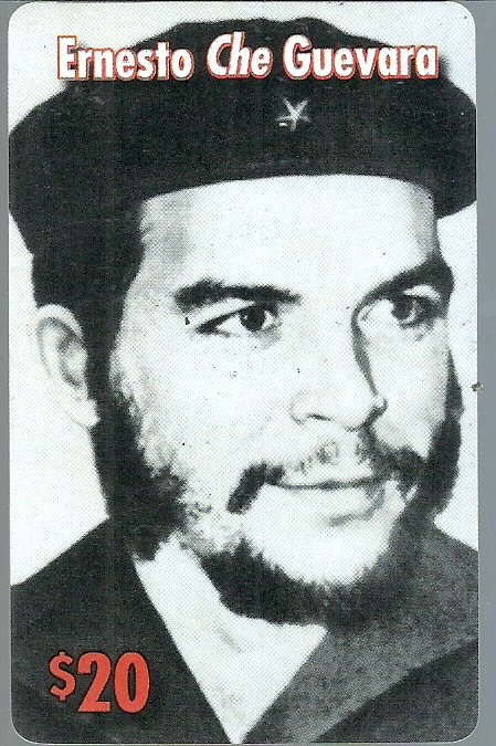 TARJETA TELEFONICA USA 20 PESOS ERNESTO CHE GUEVARA