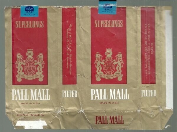 MARQUILLA PALL MALL INDUSTRIA USA SOFT