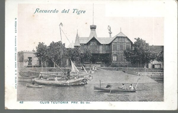 POSTAL CLUB TEUTONIA TIGRE 1902