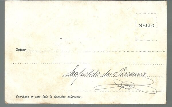 POSTAL CAÑON DEL RIO 1° SIERRAS DE CORDOBA 1901 - Imagen 2