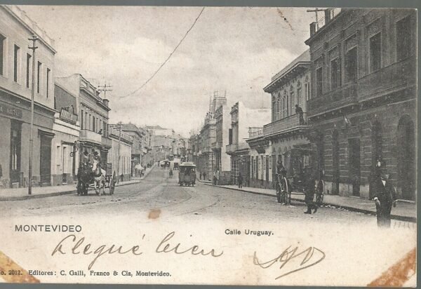 POSTAL MONTEVIDEO CALLE URUGUAY