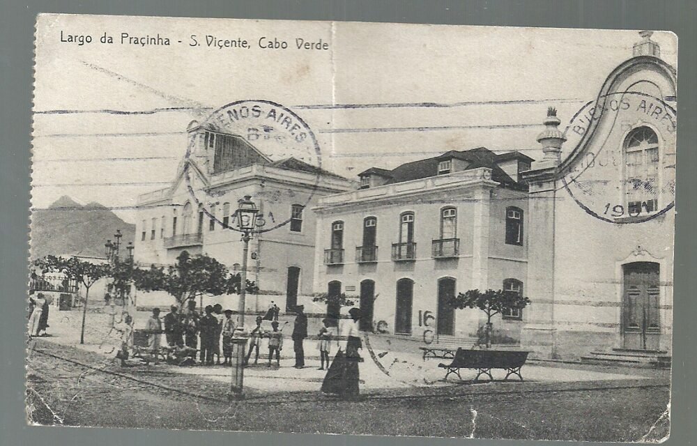 POSTAL LARGO DE PRACINHA- ST VICENTE CABO VERDE 1931