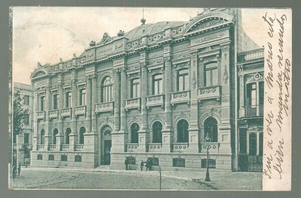 POSTAL EDIFICIO DE LETRAS GRECIA 1905