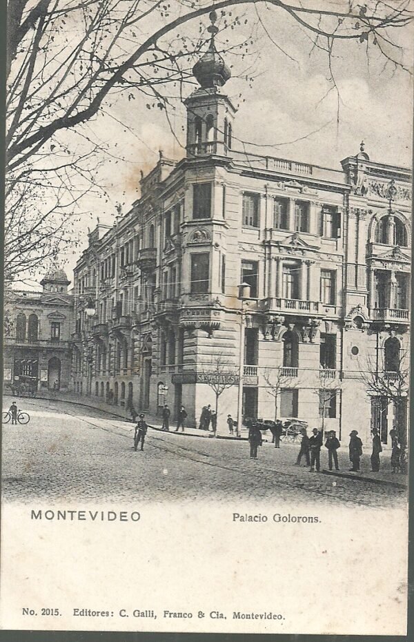 POSTAL MONTEVIDEO PALACIO GOLORONZ