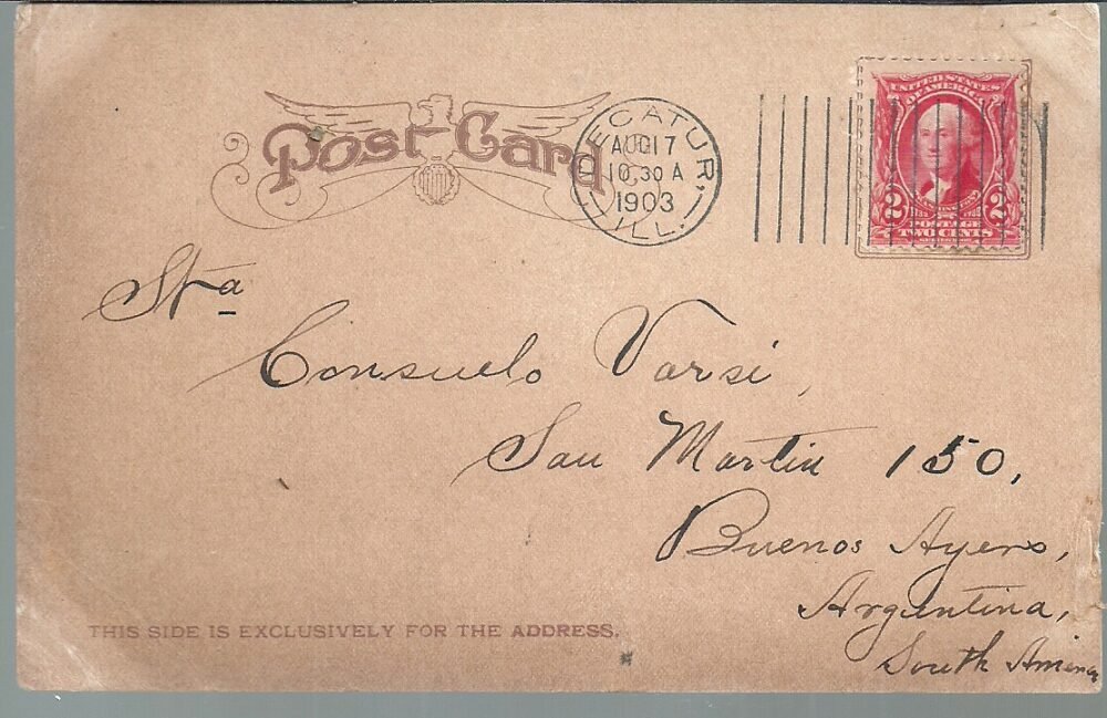 POSTAL WATER WORKS PARK ROCKFORD ILL 1903 - Imagen 2