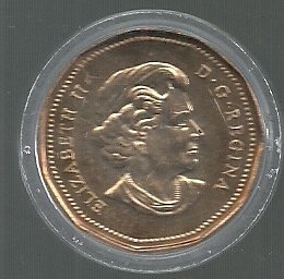 CANADA 1 DOLLAR 1990 UNC - Imagen 2