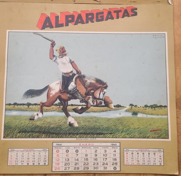 ALMANAQUE ALPARGATAS MOLINA CAMPOS 1941