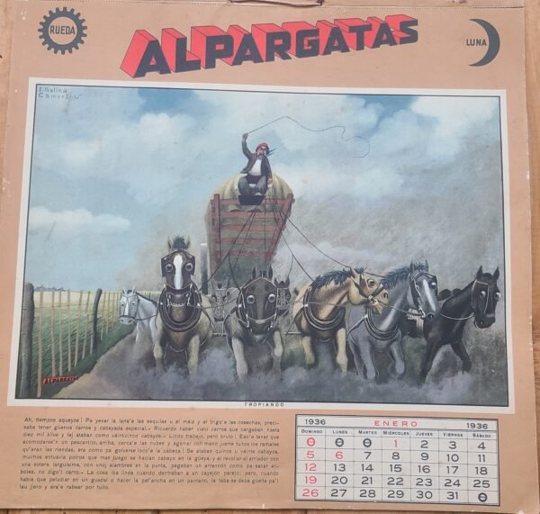 ALMANAQUE ALPARGATAS MOLINA CAMPOS 1936