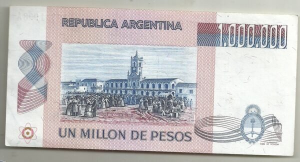 ARGENTINA 1000000 PESO LEY  BOT 2513 UNC - Image 2