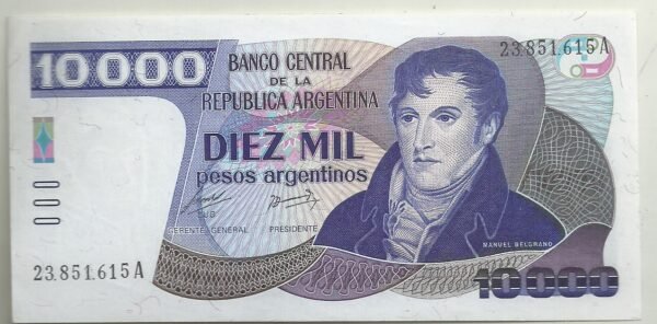 ARGENTINA 10000 PESO ARGENTINO BOT 2641 UNC