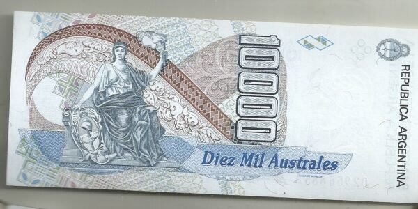 ARGENTINA 10000 AUSTRALES  BOT 2878 UNC - Imagen 2