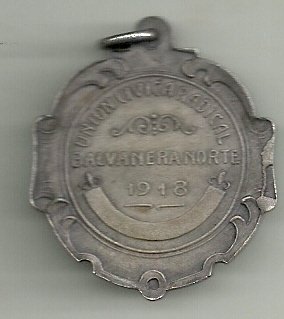MEDALLA LEANDRO ALEM UNION CIVICA RADICAL 1918 BALVANERA NORTE - Imagen 2